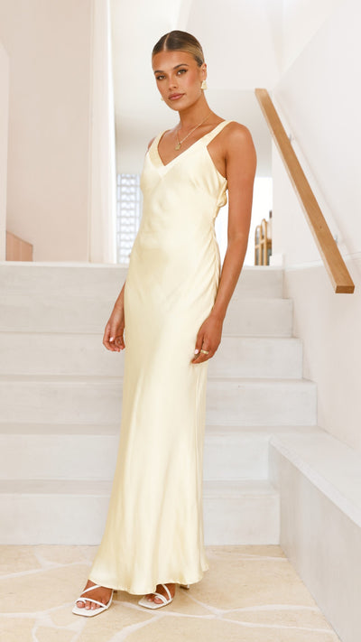 Load image into Gallery viewer, Andie Maxi Dress - Yellow - Billy J
