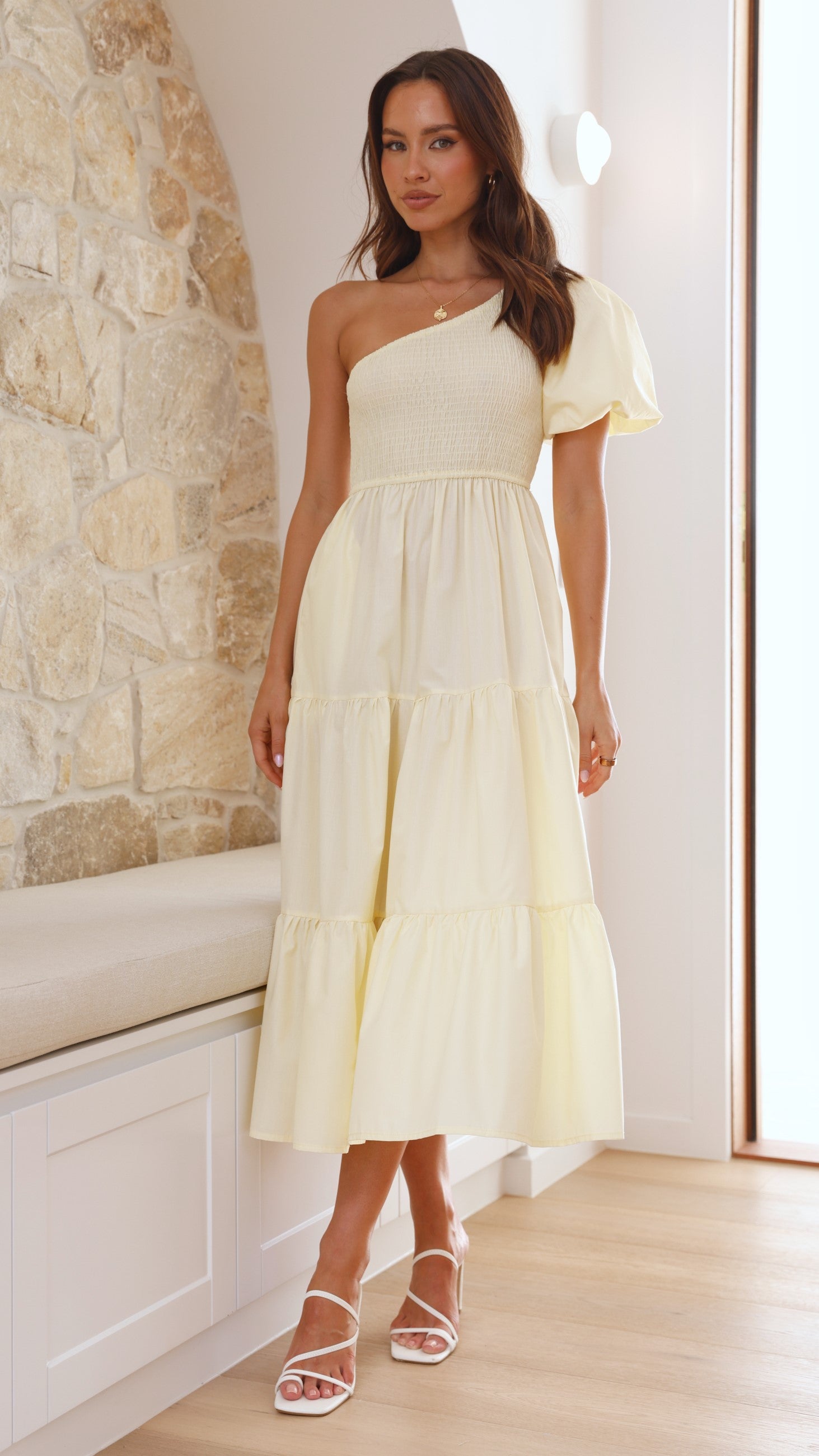 Frankie Maxi Dress - Yellow - Billy J