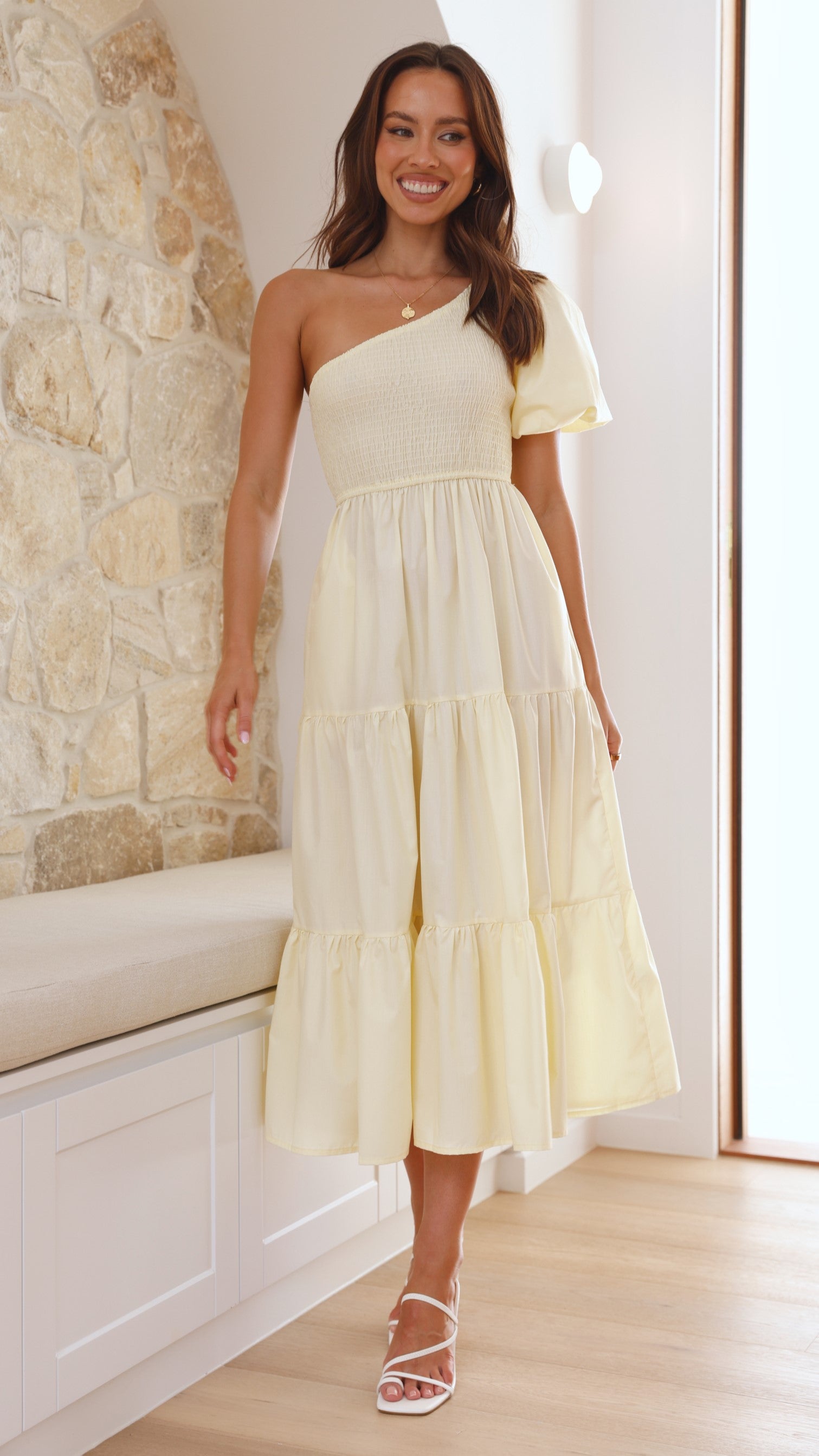 Frankie Maxi Dress - Yellow - Billy J