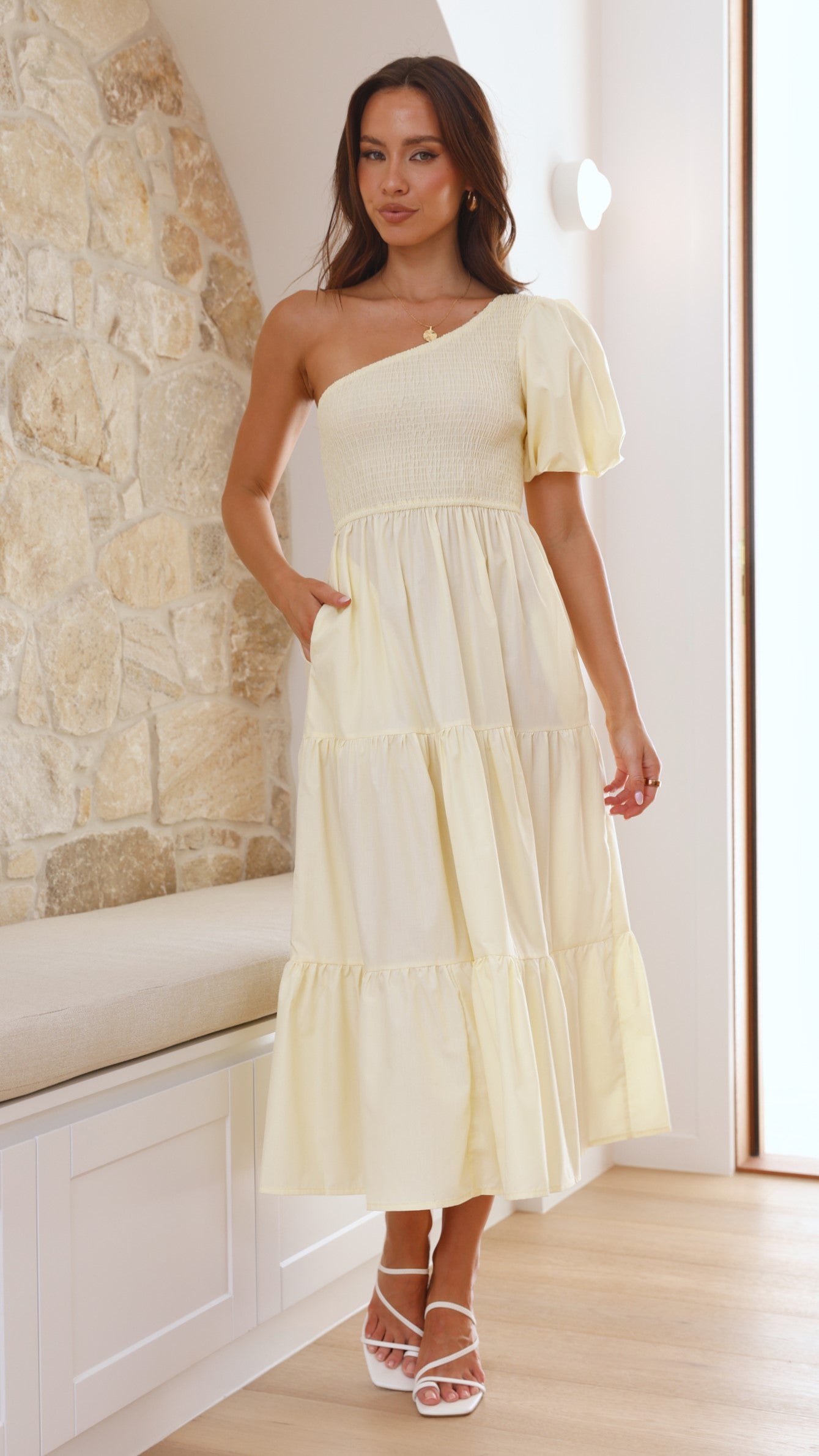 Frankie Maxi Dress - Yellow - Billy J