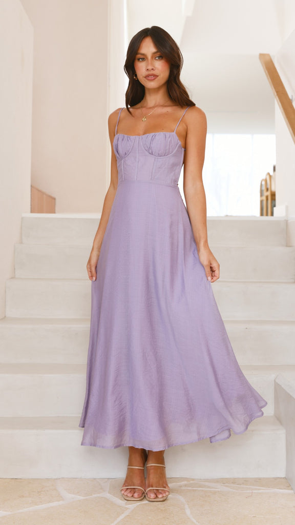 Rahima Maxi Dress - Lilac - Billy J