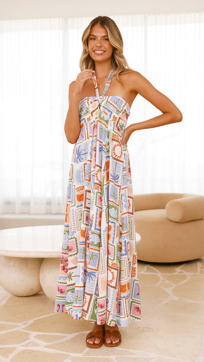 Load image into Gallery viewer, Nella Maxi Dress - Sunny Pepper - Billy J
