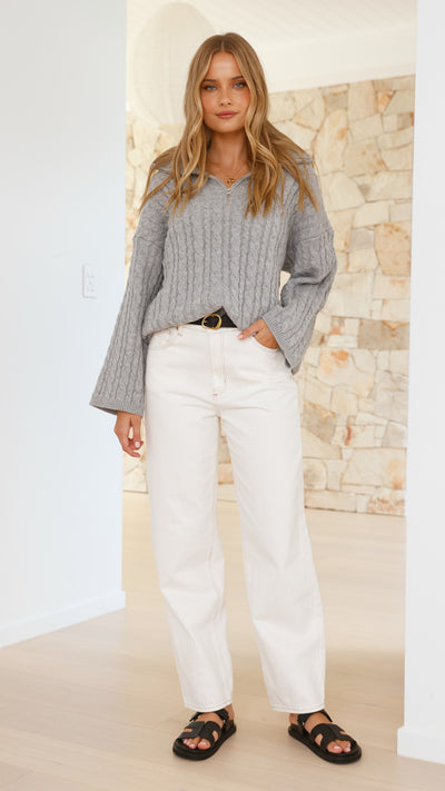 Load image into Gallery viewer, Mia Jumper - Grey - Billy J
