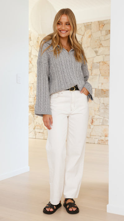 Load image into Gallery viewer, Mia Jumper - Grey - Billy J
