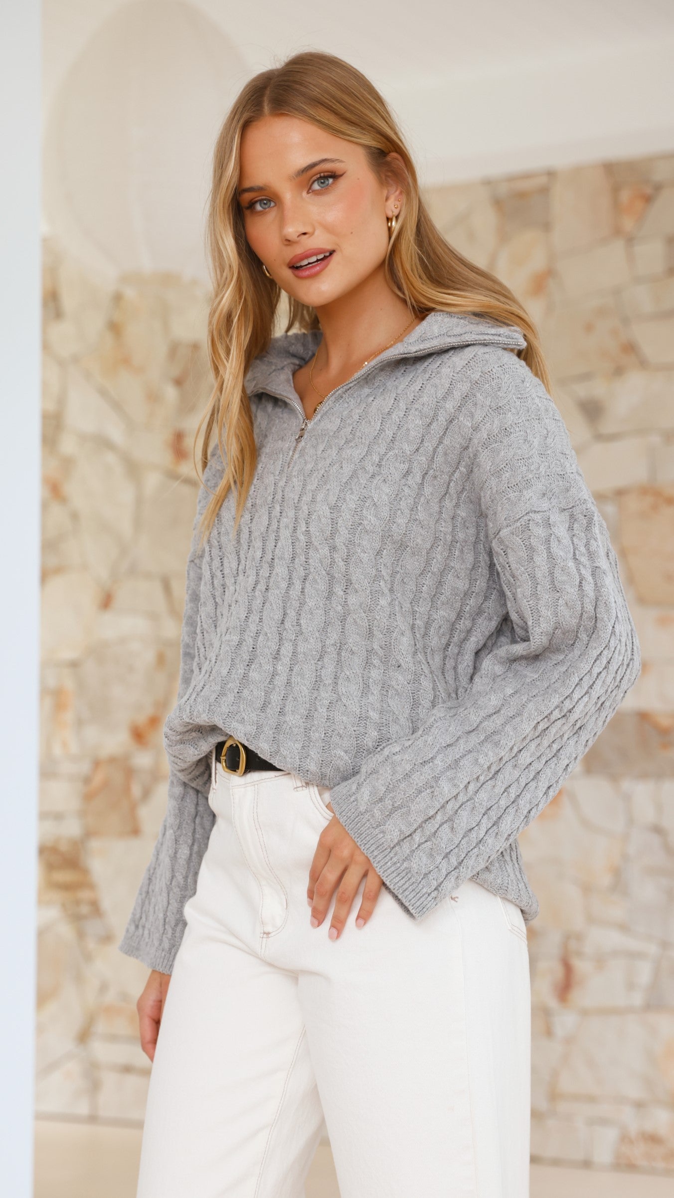 Mia Jumper - Grey - Billy J