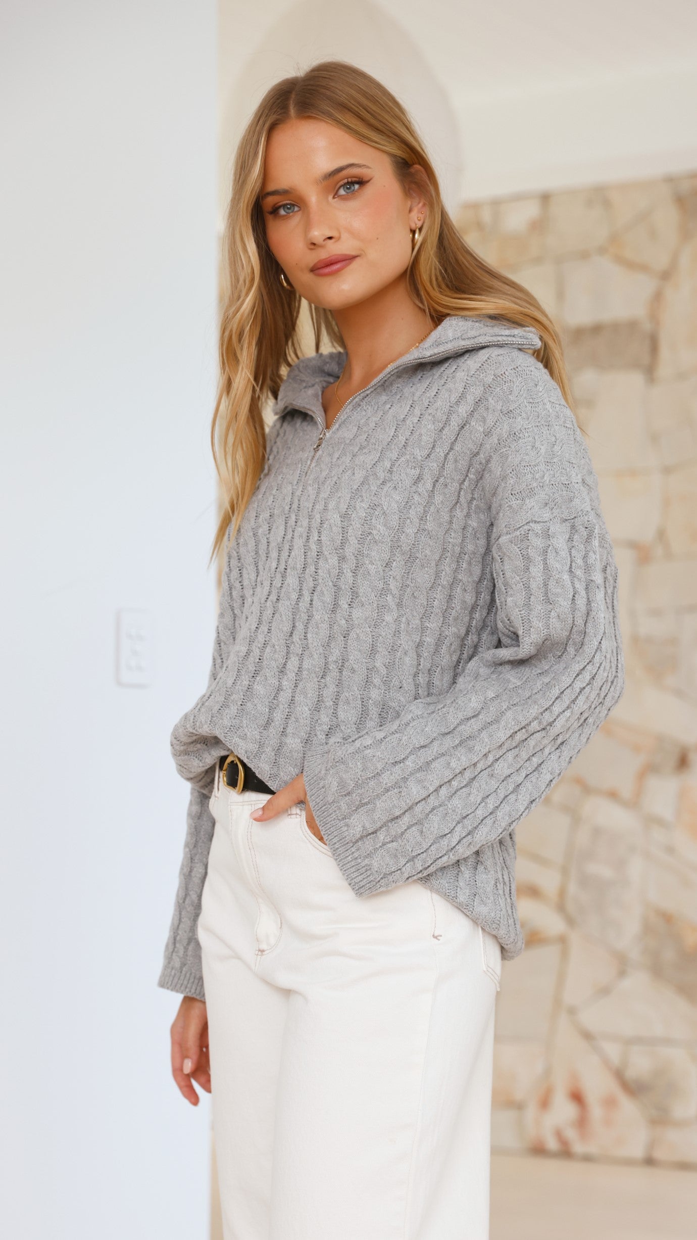 Mia Jumper - Grey - Billy J