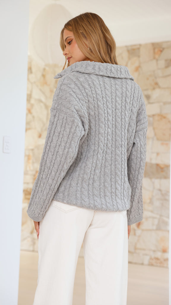 Mia Jumper - Grey - Billy J