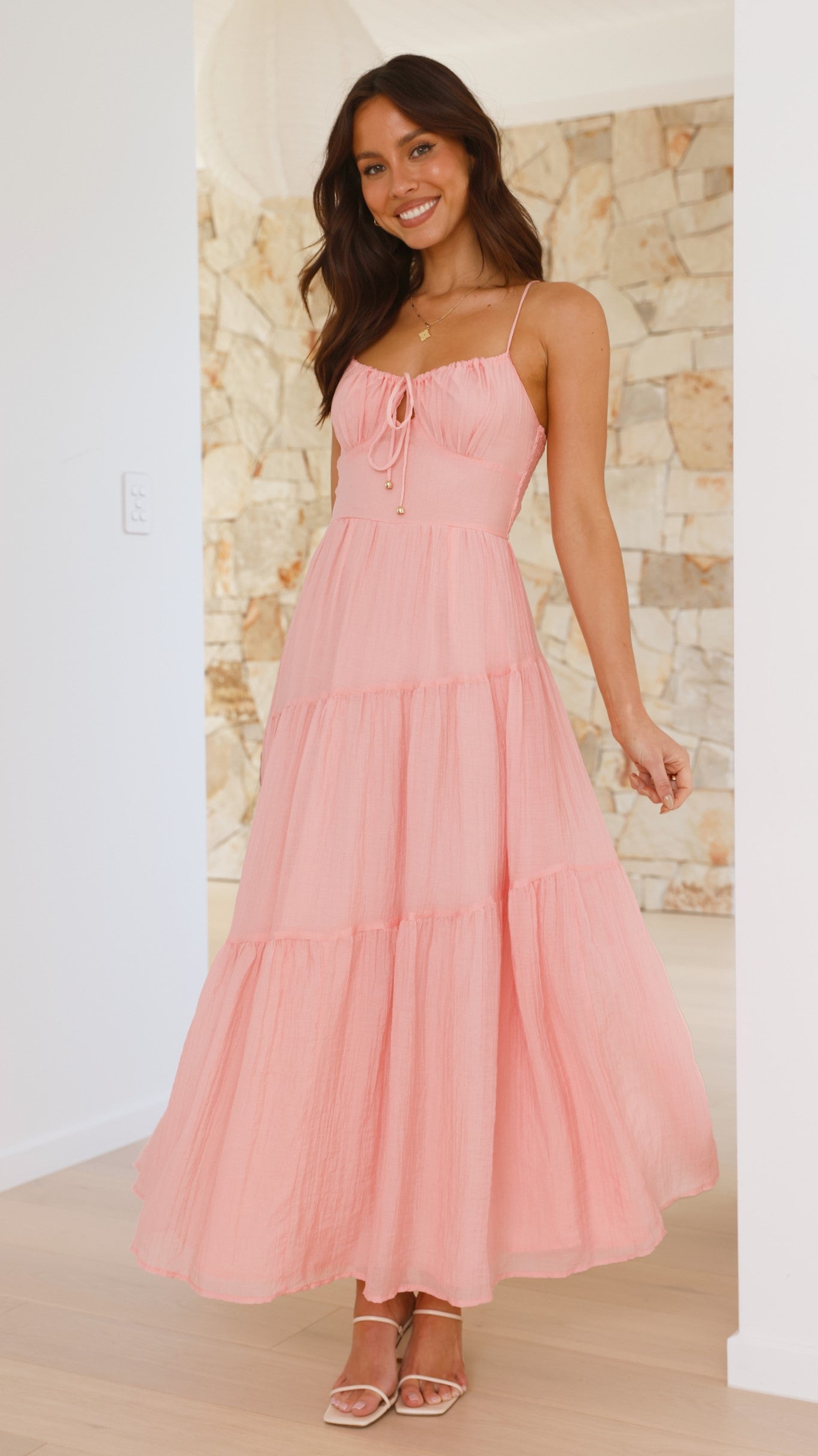 Cove Maxi Dress - Blush - Billy J