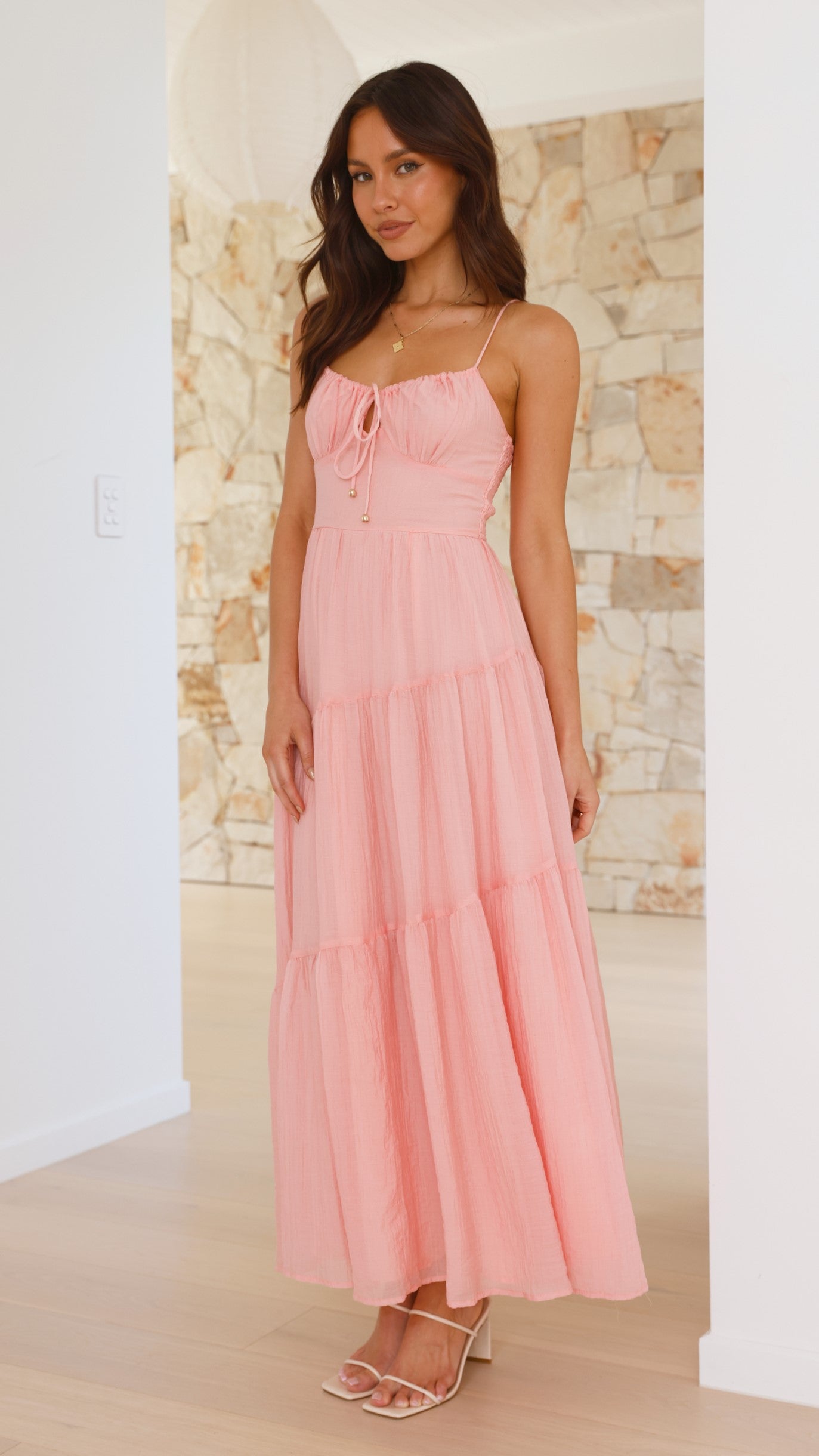 Cove Maxi Dress - Blush - Billy J