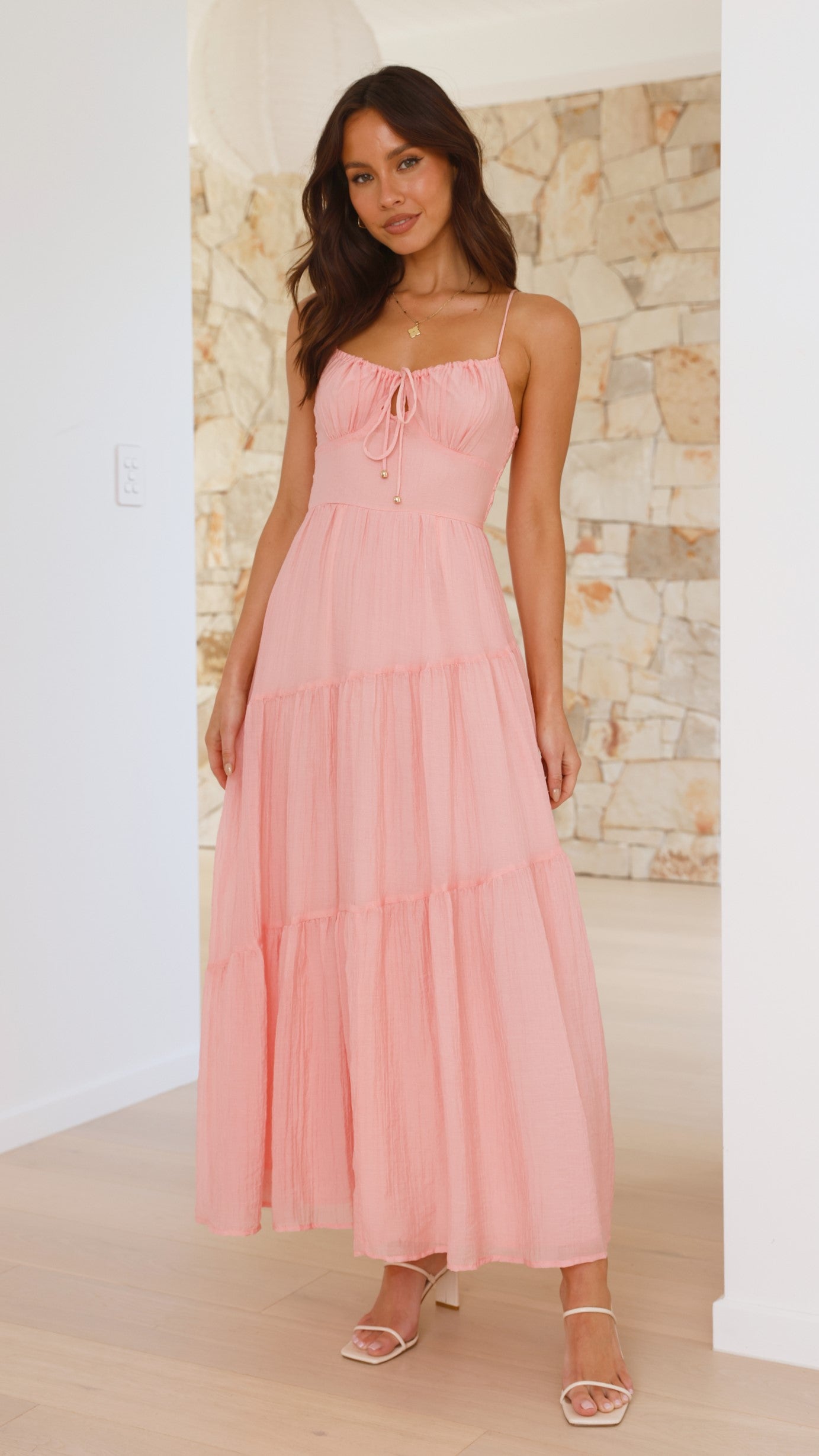 Cove Maxi Dress - Blush - Billy J