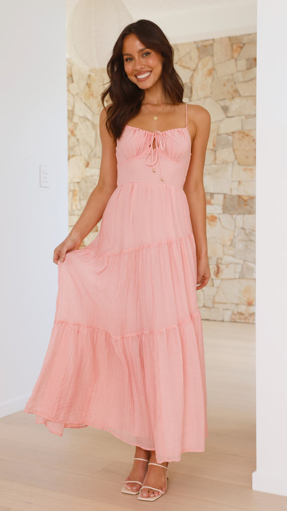 Cove Maxi Dress - Blush - Billy J