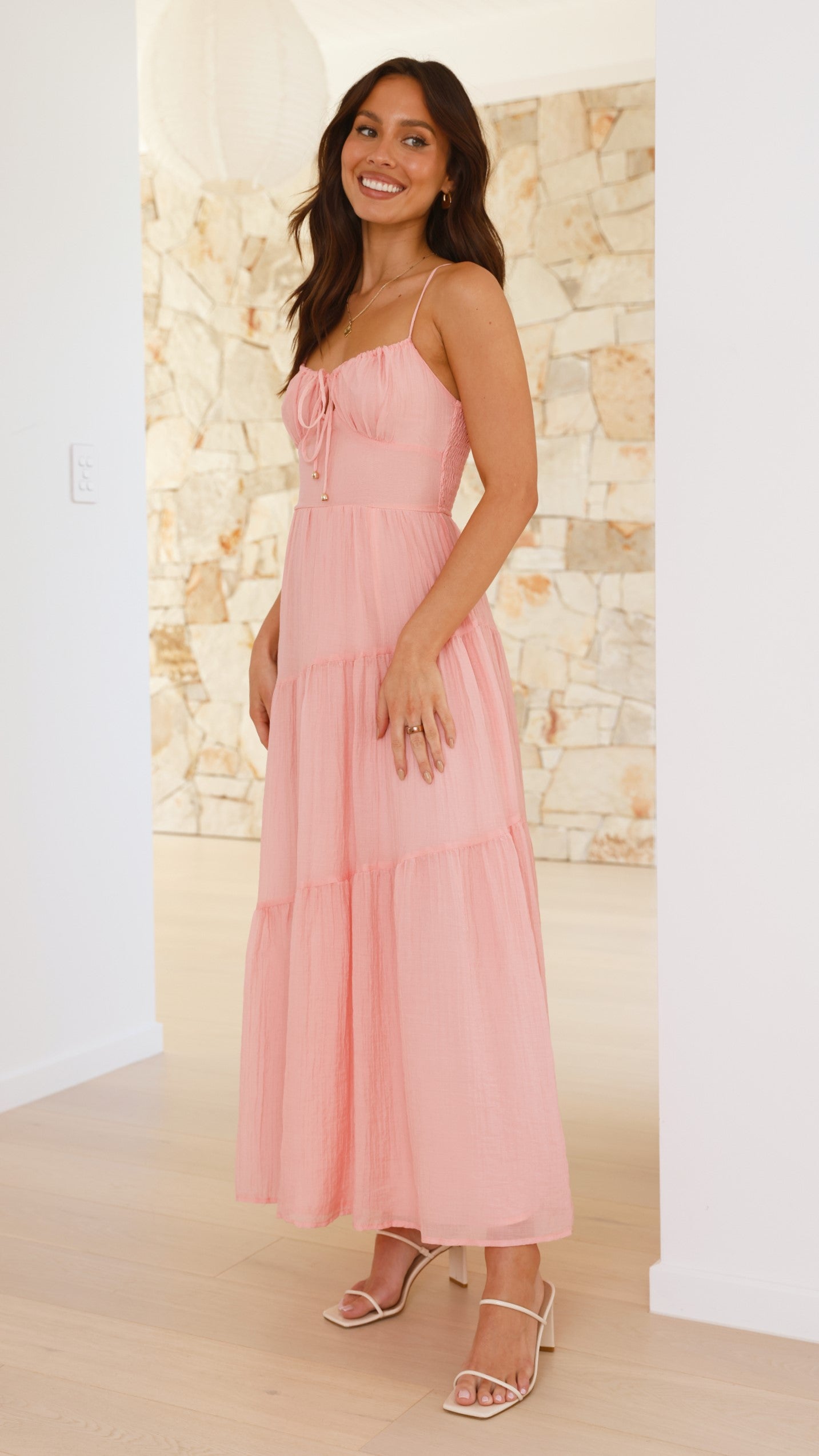 Cove Maxi Dress - Blush - Billy J