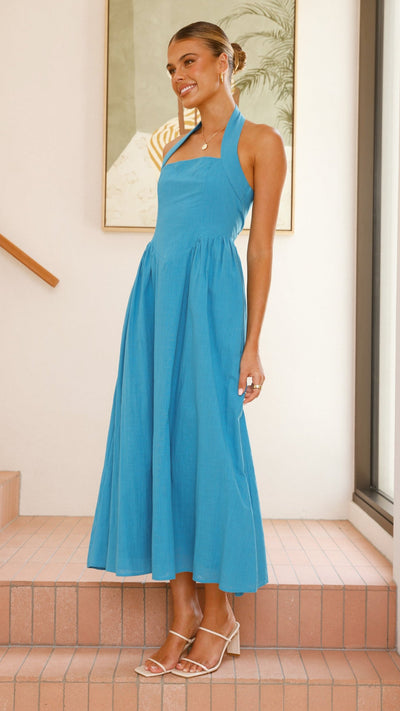 Load image into Gallery viewer, Caden Maxi Dress - Cobalt Blue - Billy J
