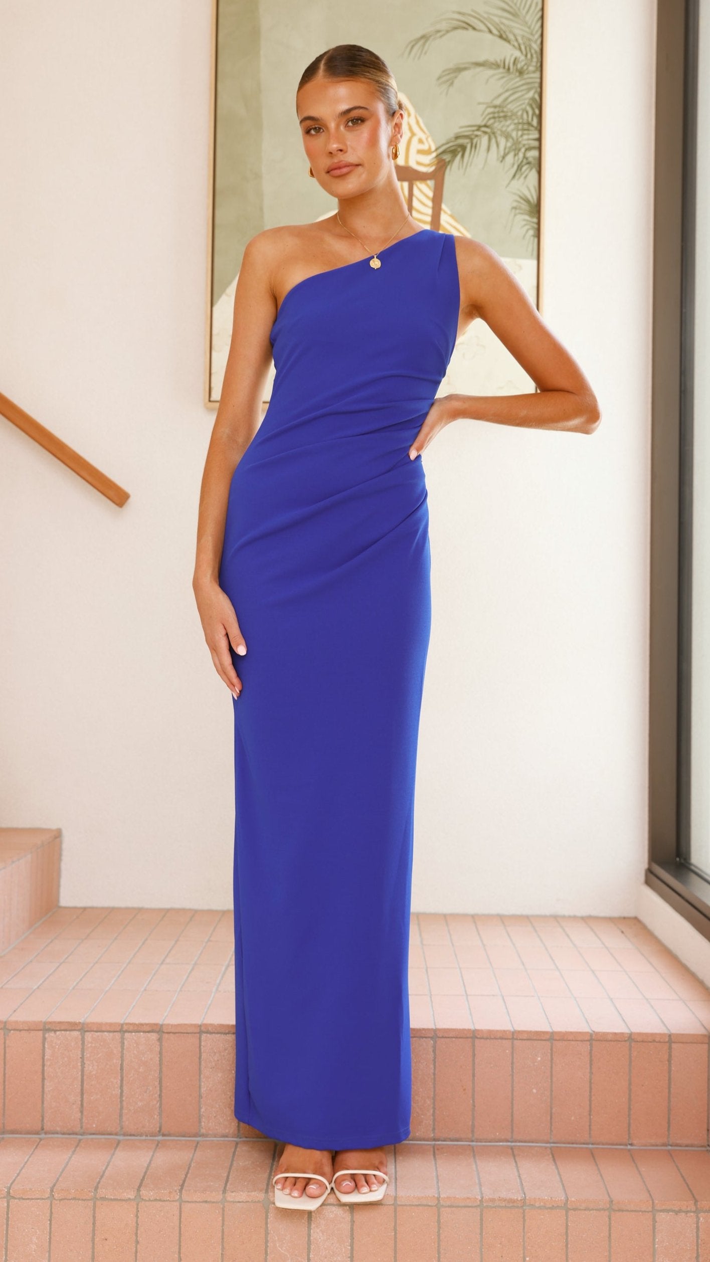 Cataleya Maxi Dress - Cobalt Blue - Billy J