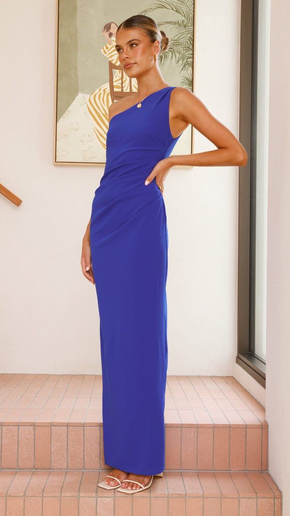 Cataleya Maxi Dress - Cobalt Blue - Billy J