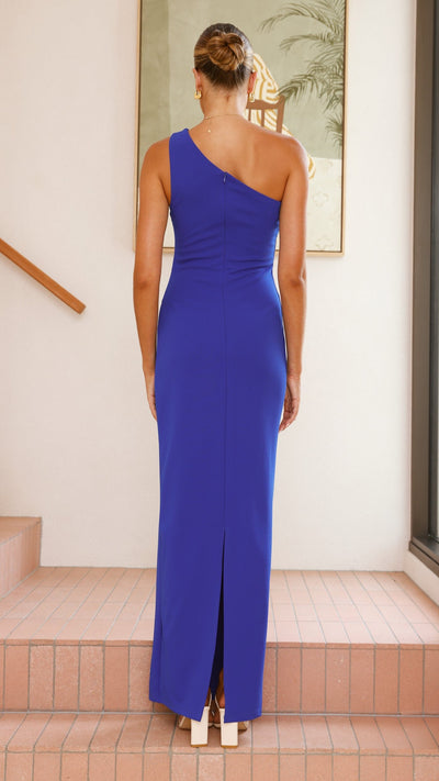 Load image into Gallery viewer, Cataleya Maxi Dress - Cobalt Blue - Billy J
