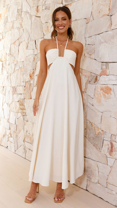 Load image into Gallery viewer, Faya Maxi Dress - Butter - Billy J
