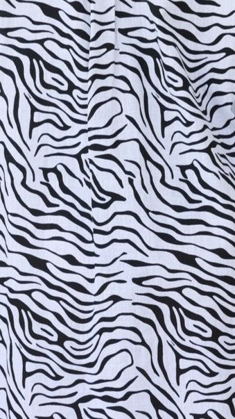 Vesper Beach Shirt - Black / White Zebra - Billy J