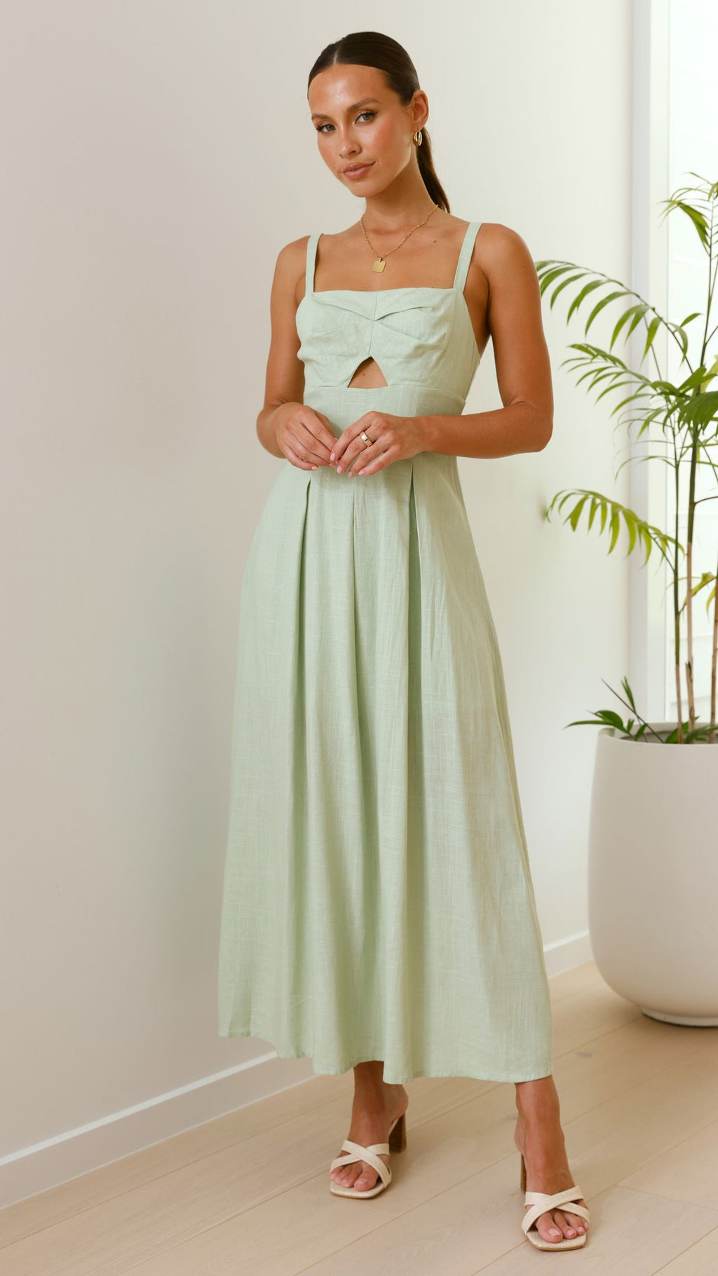 Shaylee Maxi Dress - Sage - Billy J