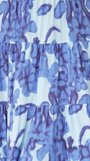 Load image into Gallery viewer, Badar Maxi Dress - Blue Floral - Billy J
