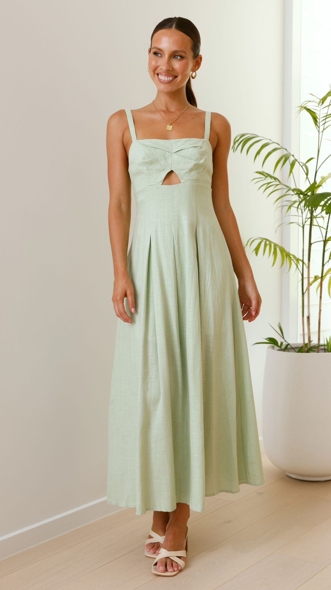 Shaylee Maxi Dress - Sage - Billy J