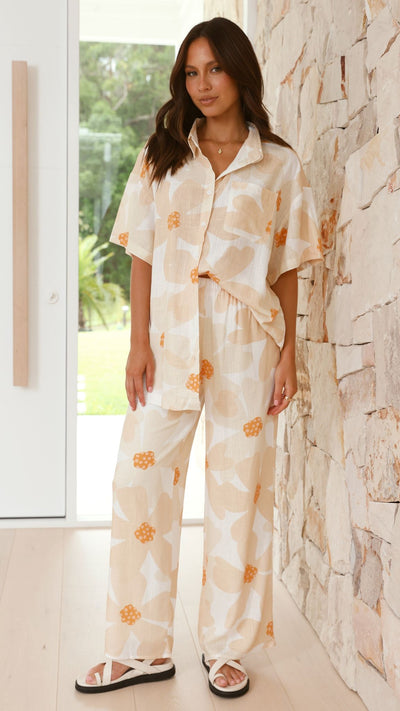 Load image into Gallery viewer, Zita Oversize Shirt - Buttercup Floral - Billy J
