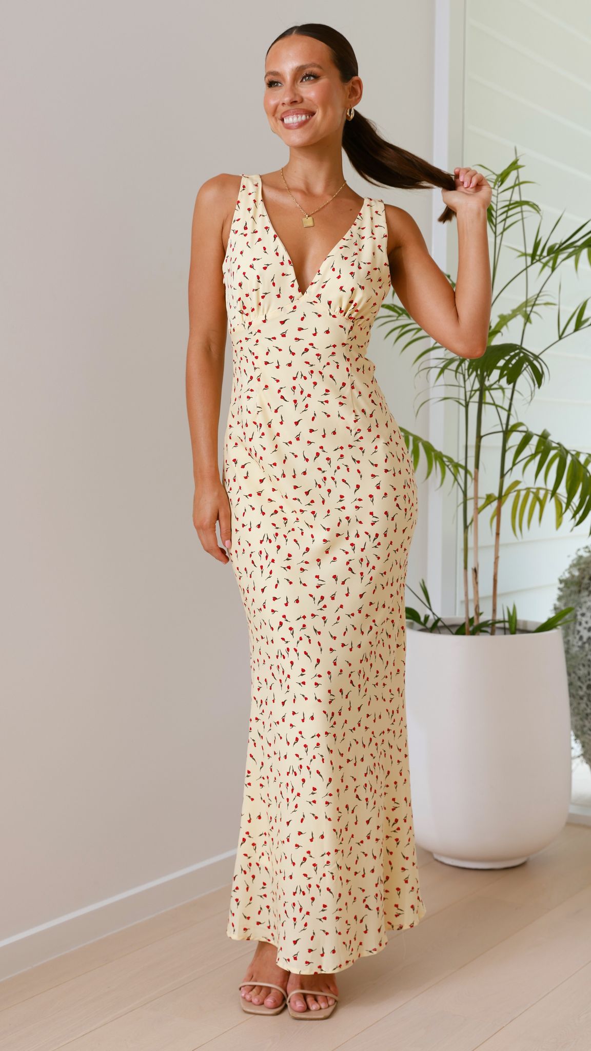 Saniah Maxi Dress - Yellow Rose - Billy J