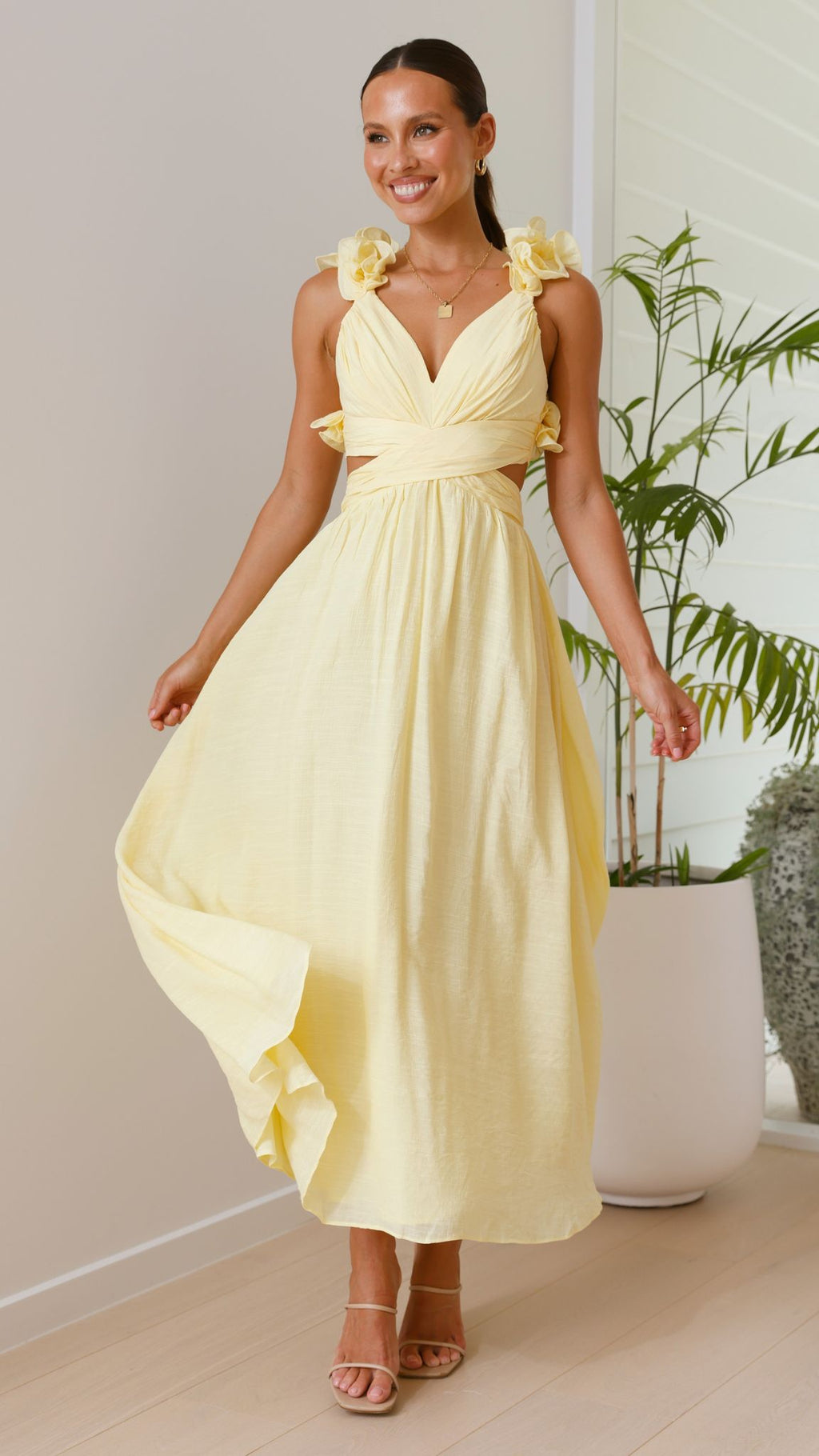 Galilhai Maxi Dress - Yellow - Billy J