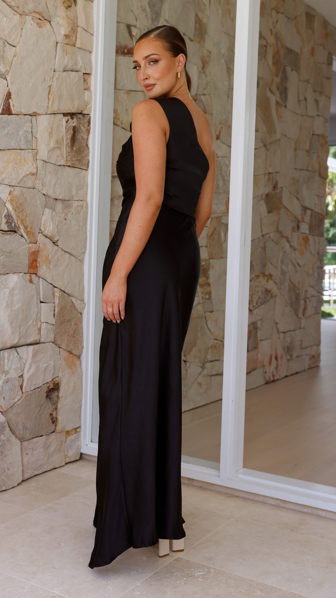 Victoria Maxi Dress - Black - Billy J