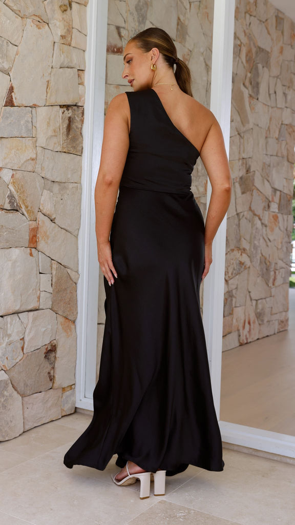 Victoria Maxi Dress - Black - Billy J