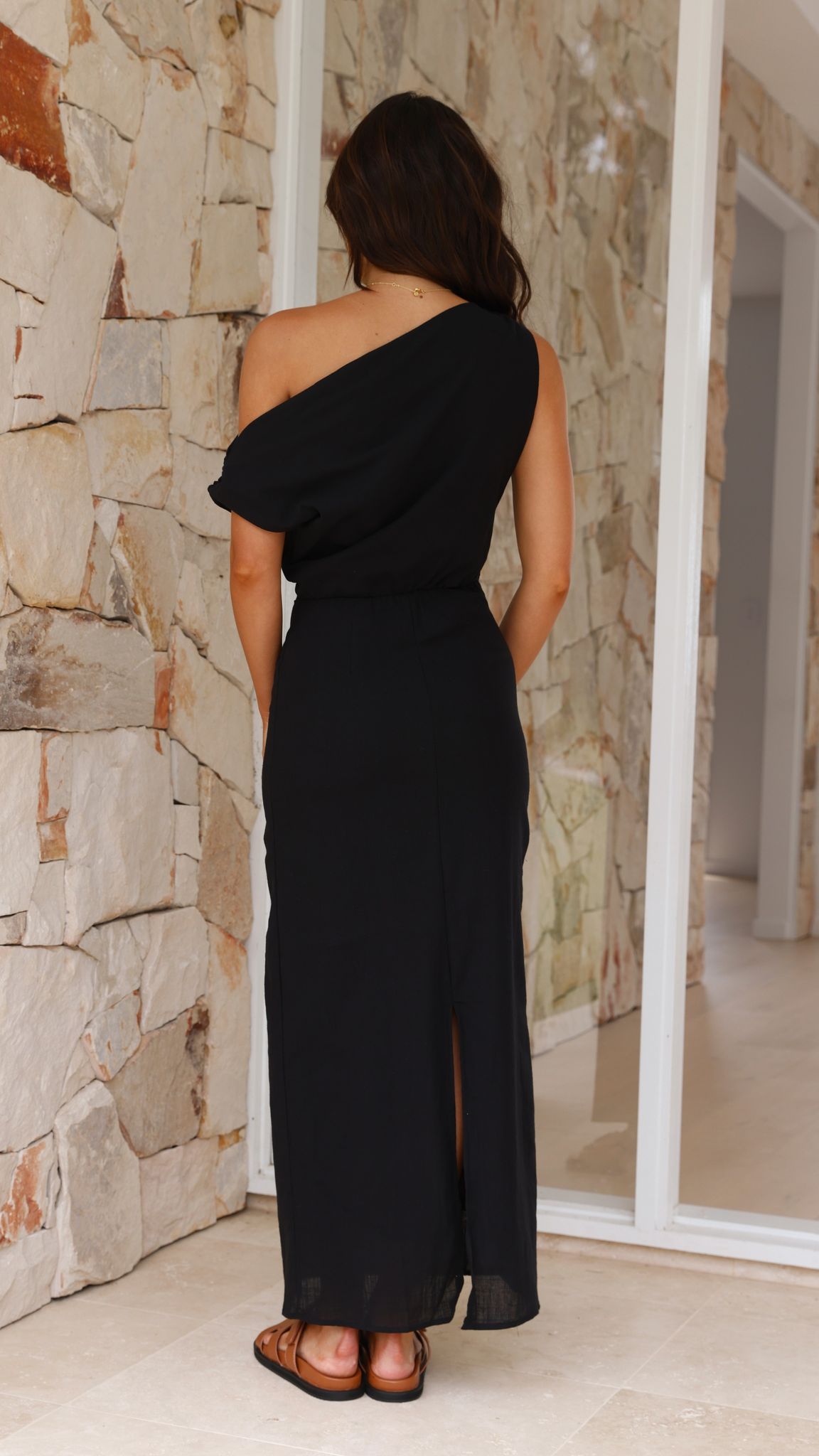 Luci Maxi Dress - Black - Billy J