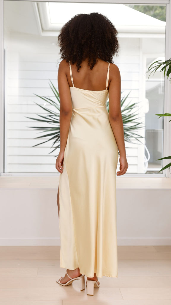 Ilana Maxi Dress - Yellow - Billy J