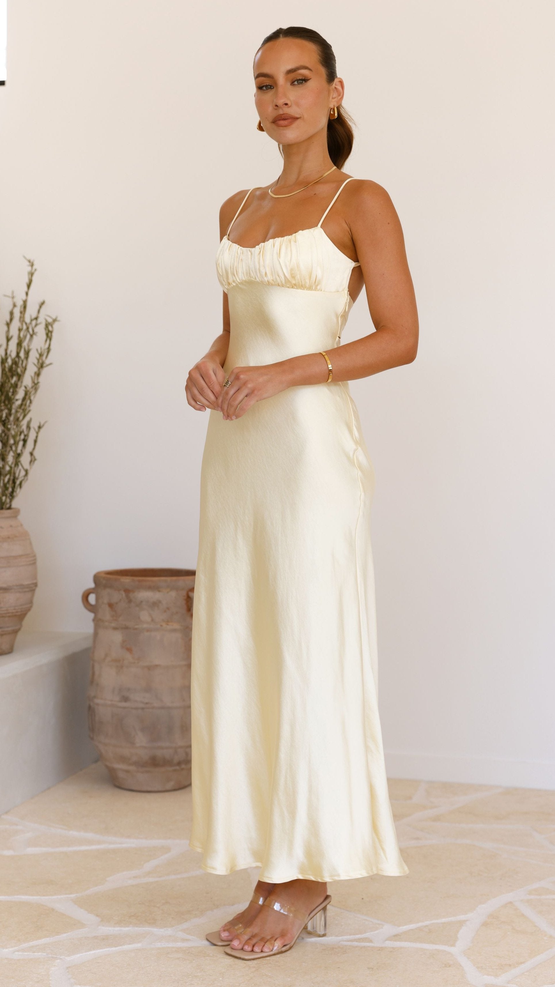 Rue Maxi Dress - Yellow - Billy J