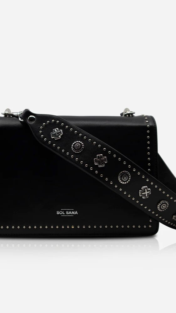 Sol Sana Flap Bag - Black/Silver - Billy J