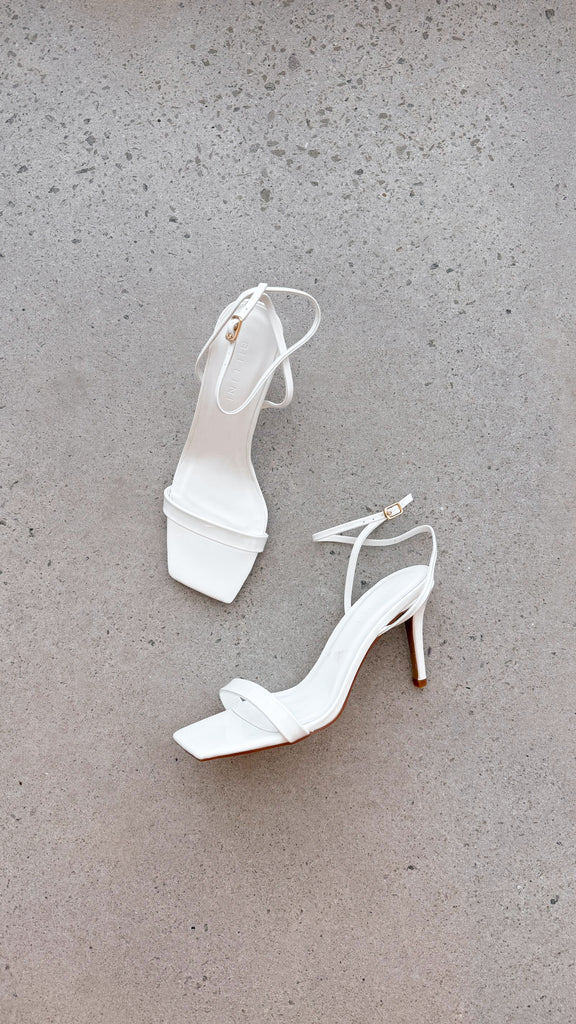 Octans Heel - White Patent - Billy J