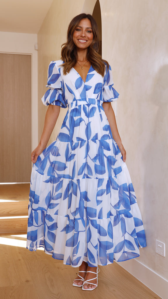 Peneople Midi Dress - Blue - Billy J