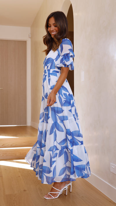 Load image into Gallery viewer, Peneople Midi Dress - Blue - Billy J
