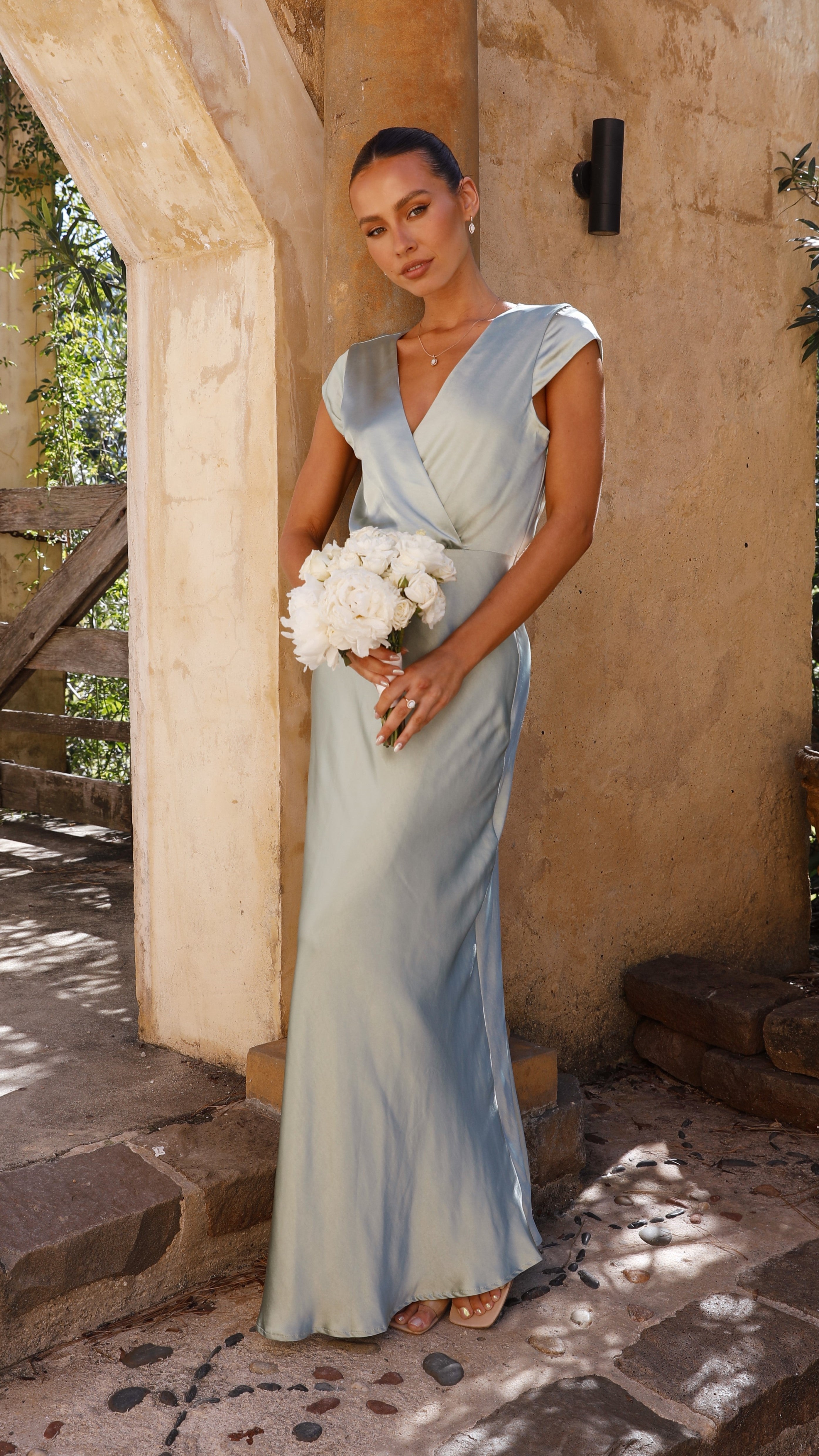 Selma Maxi Dress - Sage - Billy J