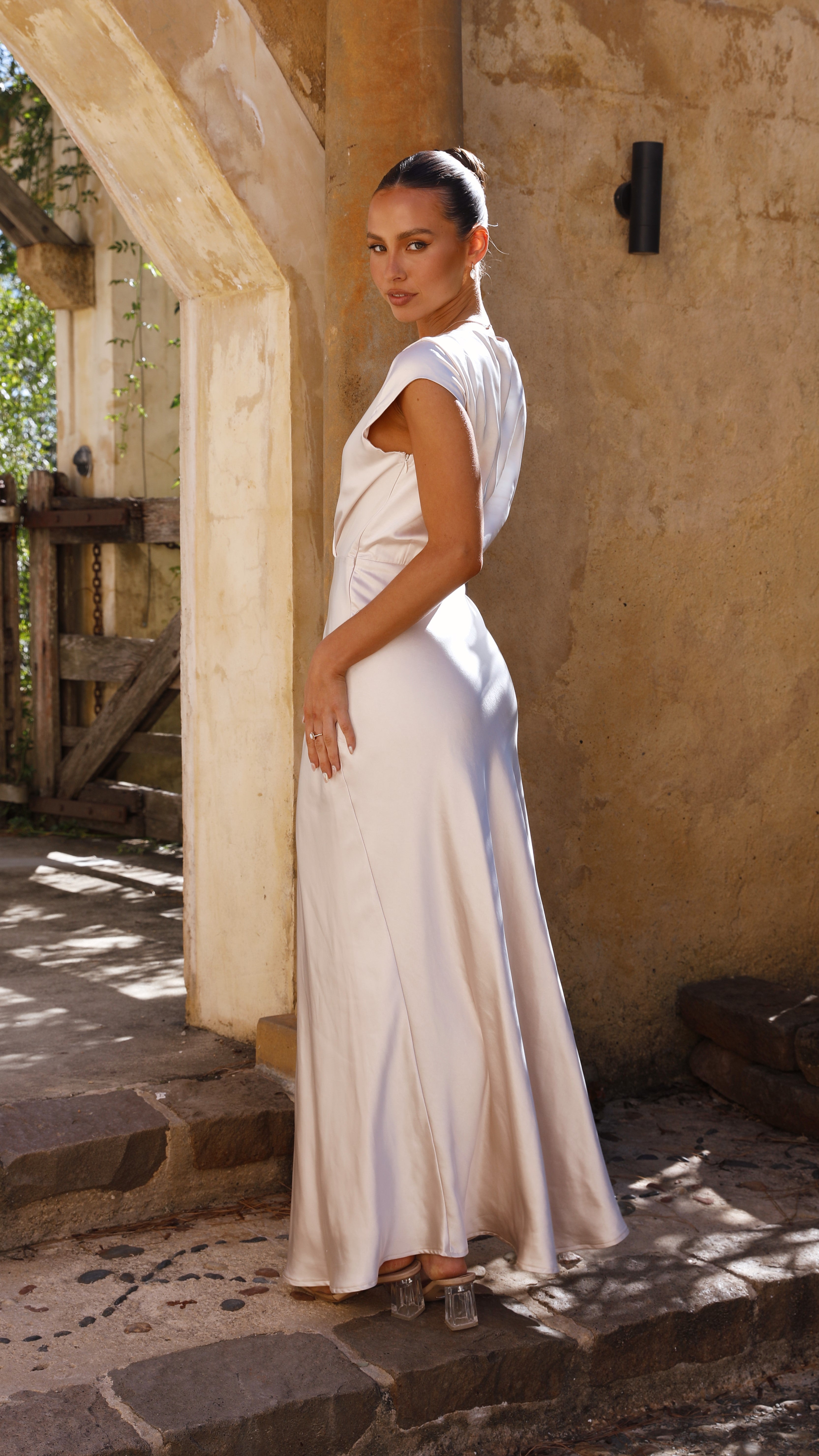 Selma Maxi Dress - Champagne - Billy J