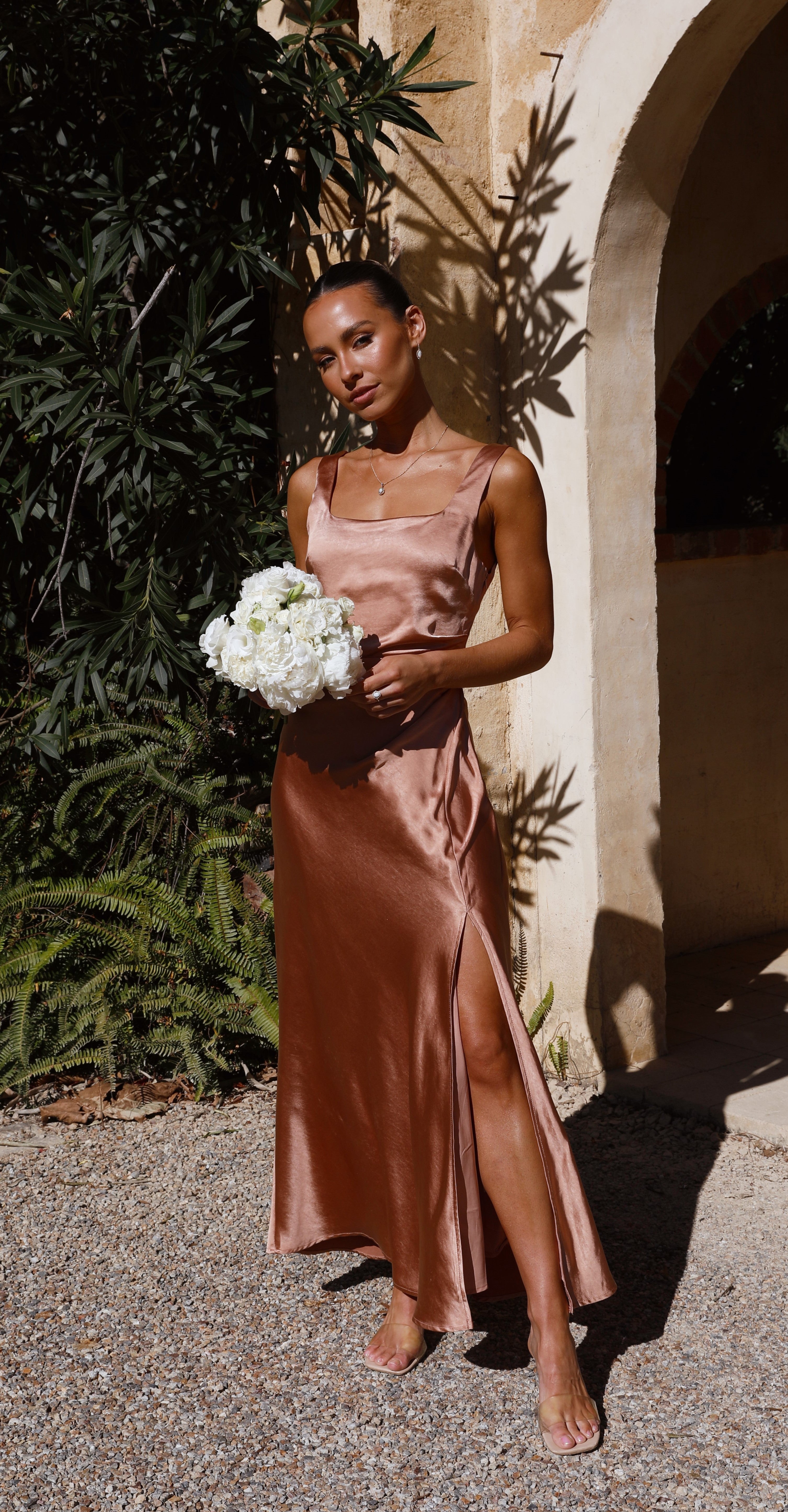 Alaria Maxi Dress - Clay - Billy J