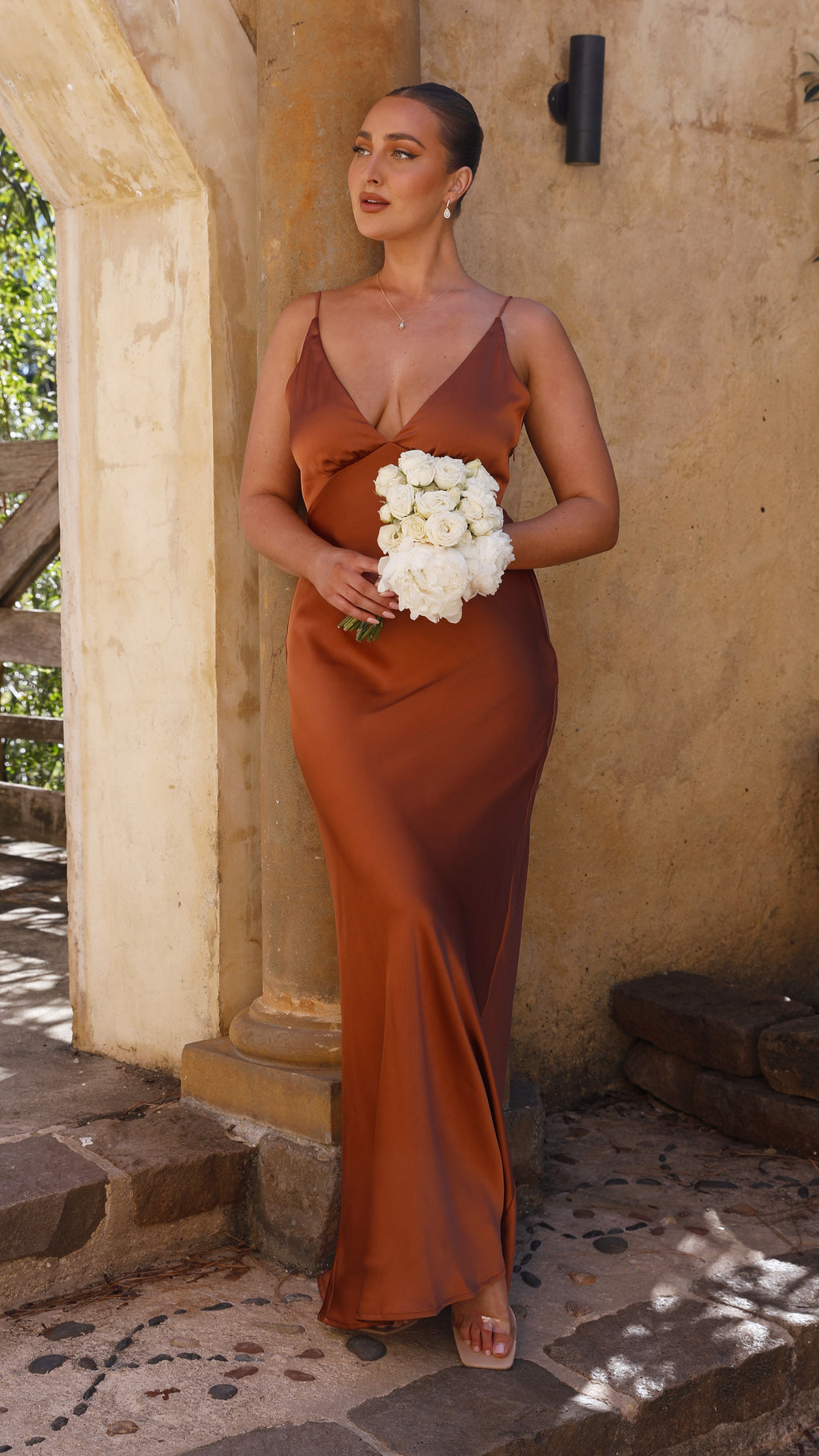 Ziah Maxi Dress - Copper - Billy J