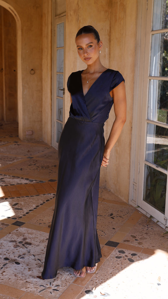 Selma Maxi Dress - Navy - Billy J