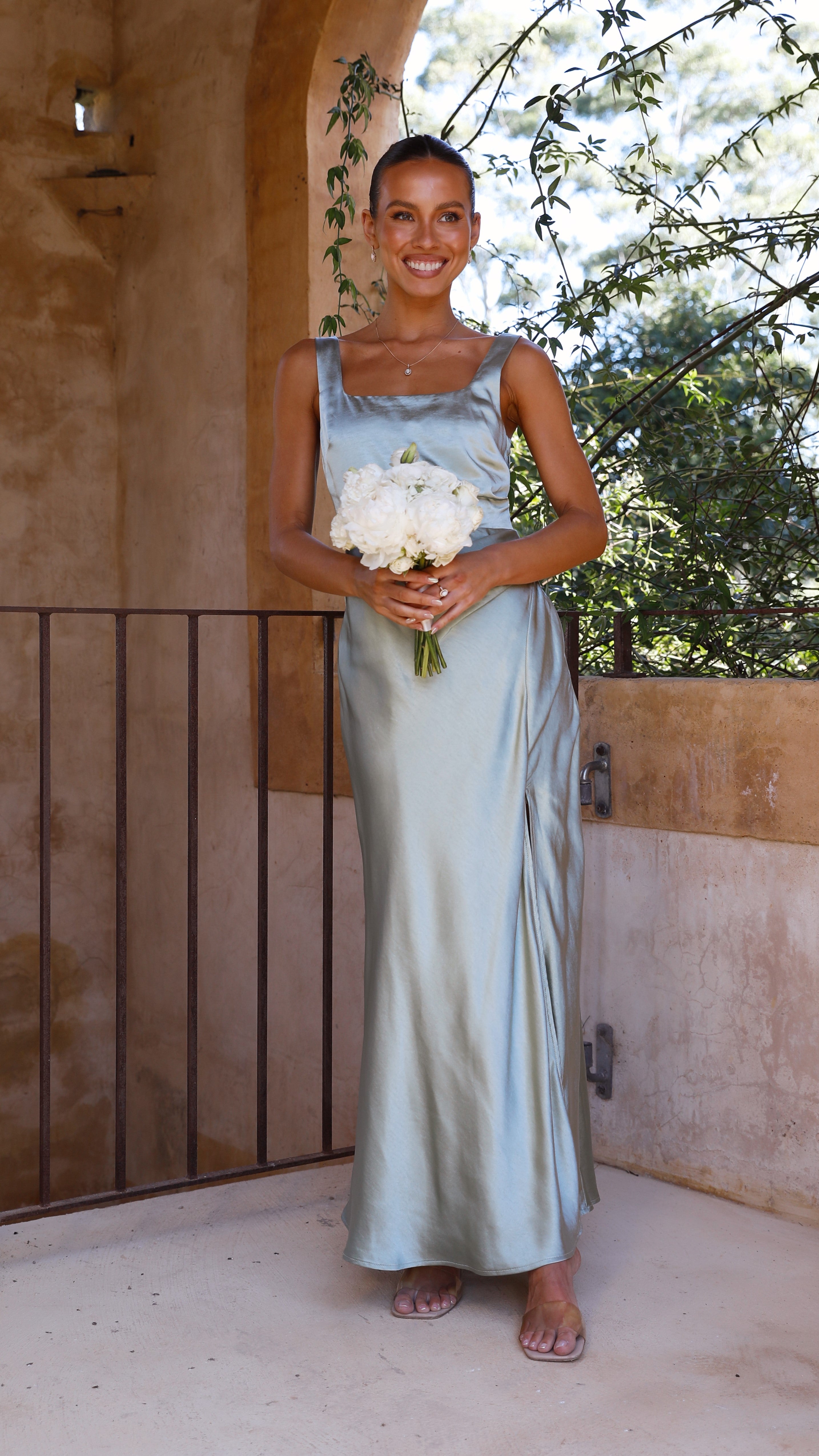 Alaria Maxi Dress - Sage - Billy J