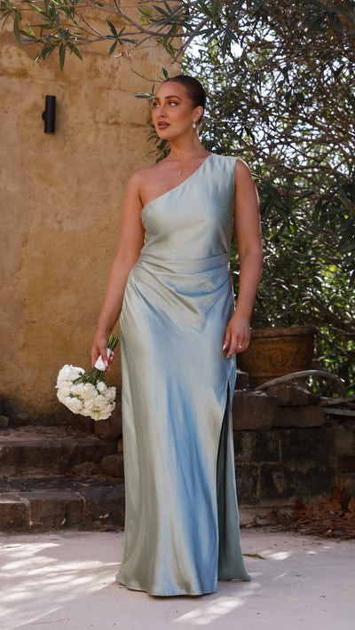 Load image into Gallery viewer, Victoria Maxi Dress - Sage - Billy J
