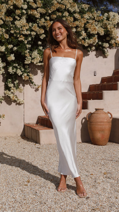 Load image into Gallery viewer, Keira Maxi Dress - Pearl - Billy J
