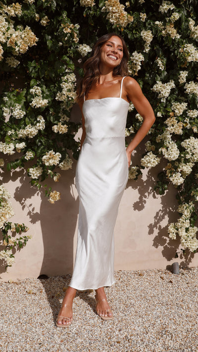 Load image into Gallery viewer, Keira Maxi Dress - Pearl - Billy J
