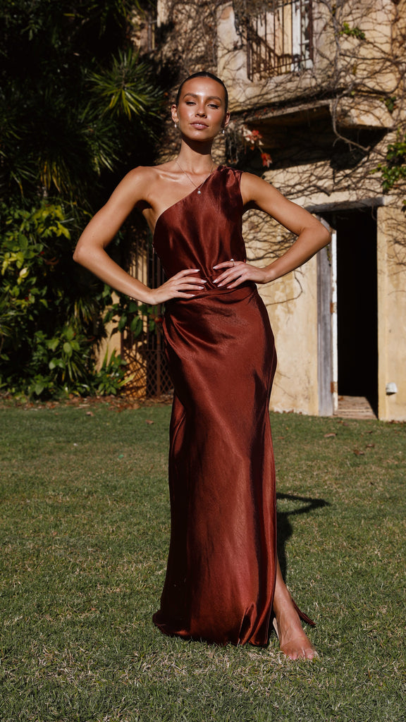 Victoria Maxi Dress - Rust - Billy J