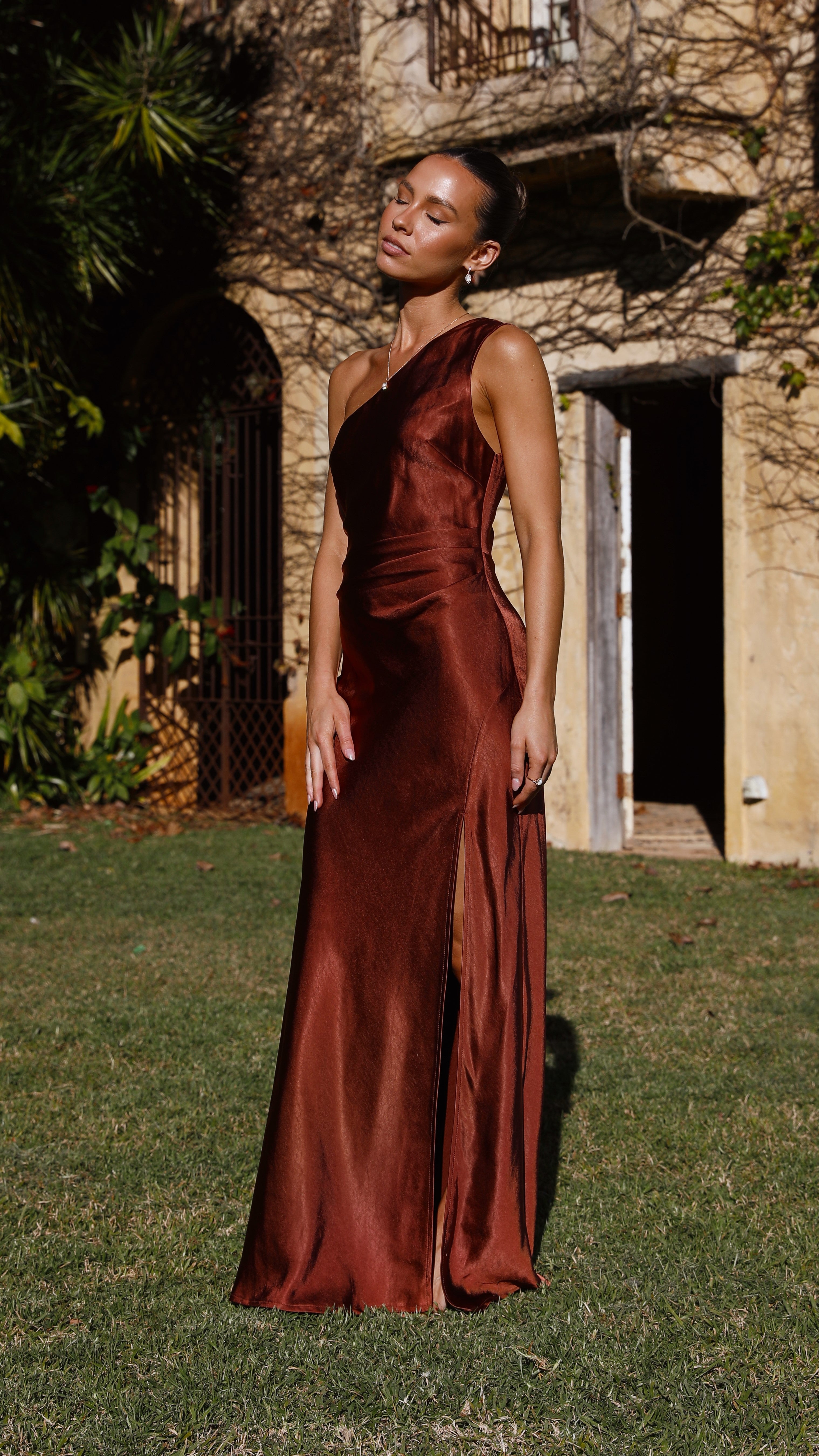 Victoria Maxi Dress - Rust - Billy J