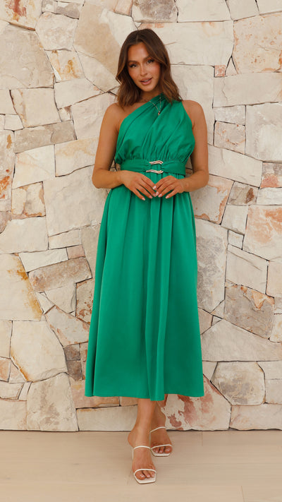 Load image into Gallery viewer, Hadas Maxi Dress - Green - Billy J
