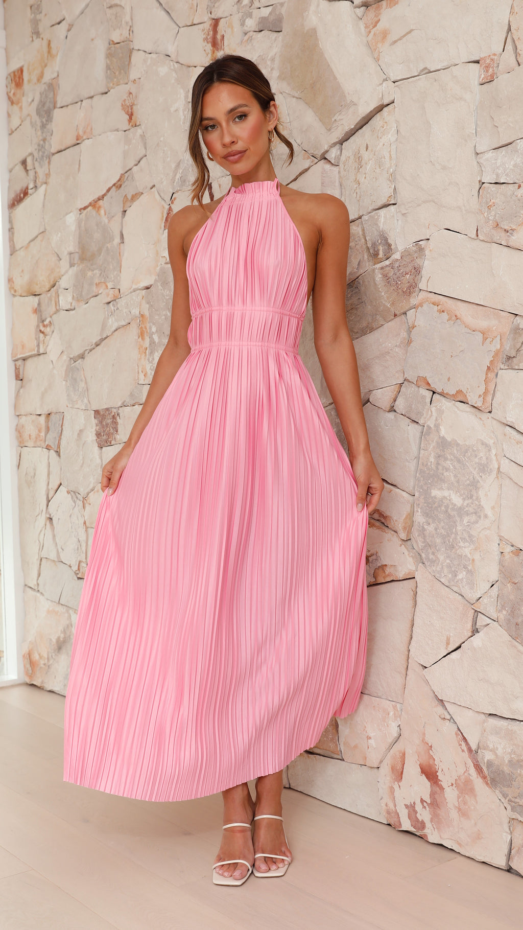 Frances Maxi Dress - Pink - Billy J